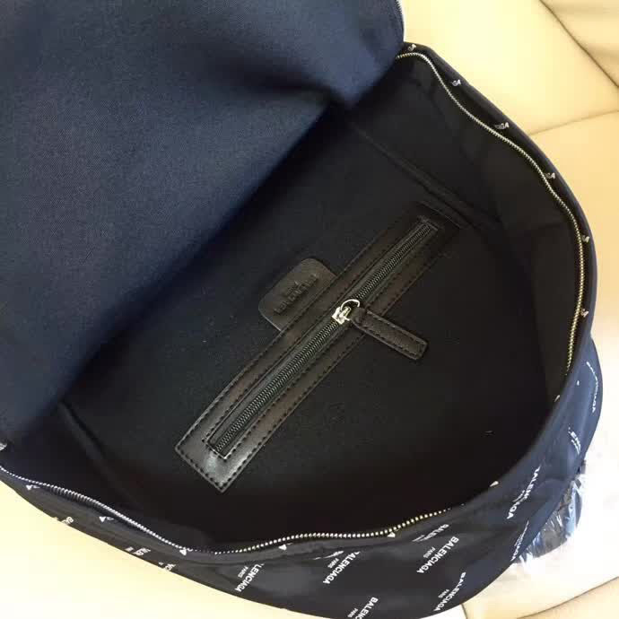 BALENCIAG巴黎世家 2018春夏新款 防水牛津布 雙肩包 黑82116-28#  BL1199
